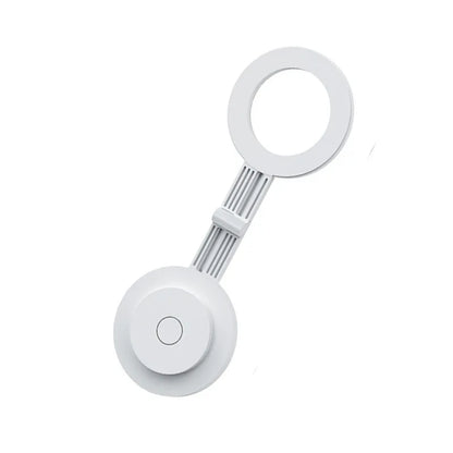 LED Magnetic Selfie Ring Light For iPhone 16 15 Magsafe Fill Light Photography Live Broadcast Ring Lamp Retractable Flip Bracket