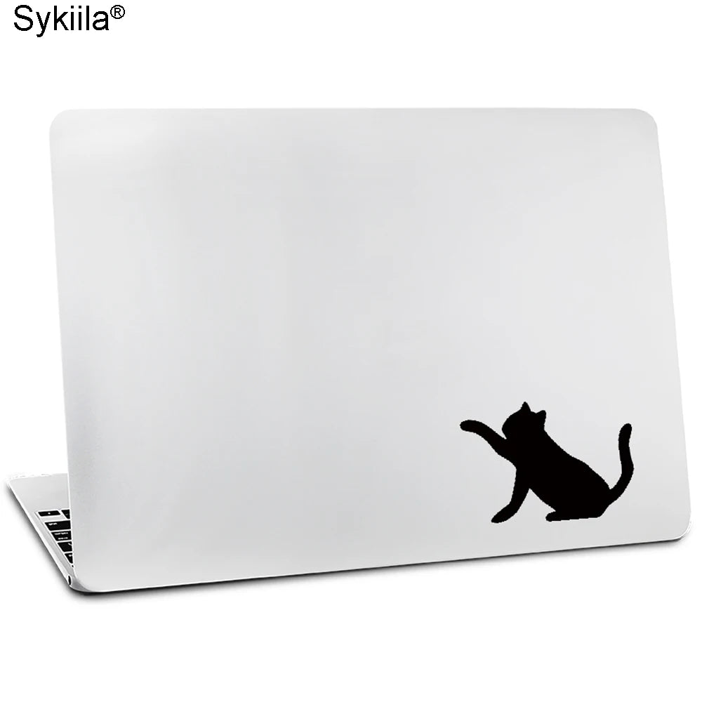 Vinyl Sticker for apple macbook air 11 13 inches for Mac Pro Retina 13 15 Skins cover Glow Black decal Cat Monkey wolf Touch