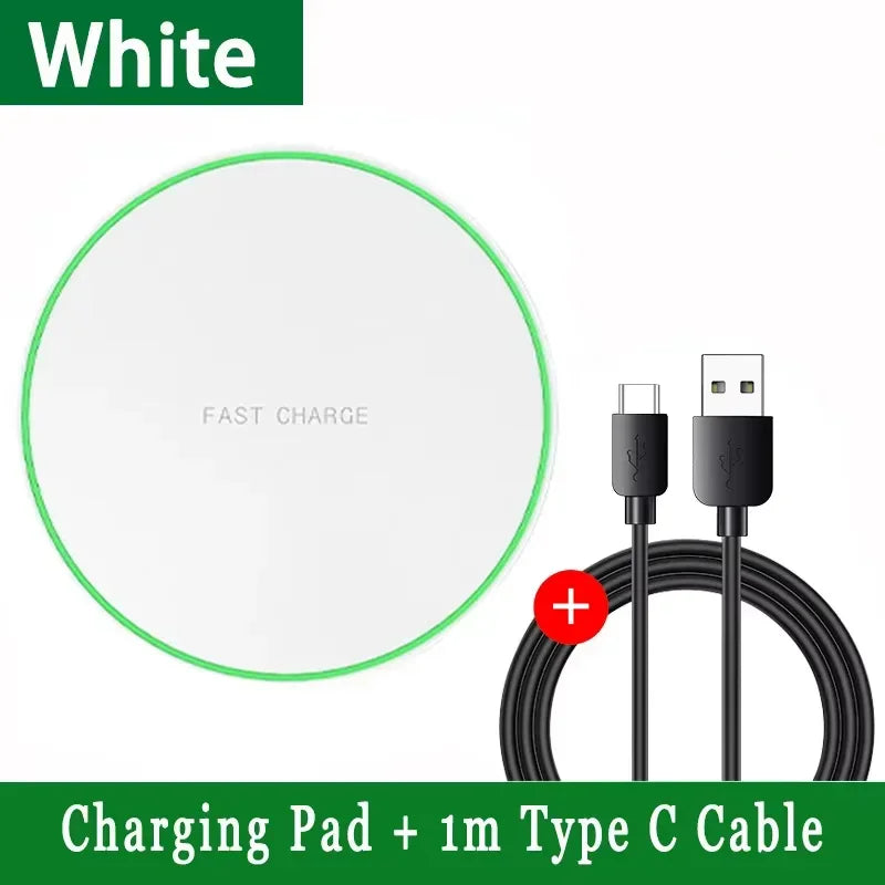 300W Wireless Charger Pad For iPhone 14 13 16 15 11Pro XS Max Induction Fast Wireless Charging Station For Samsung Xiaomi Huawei
