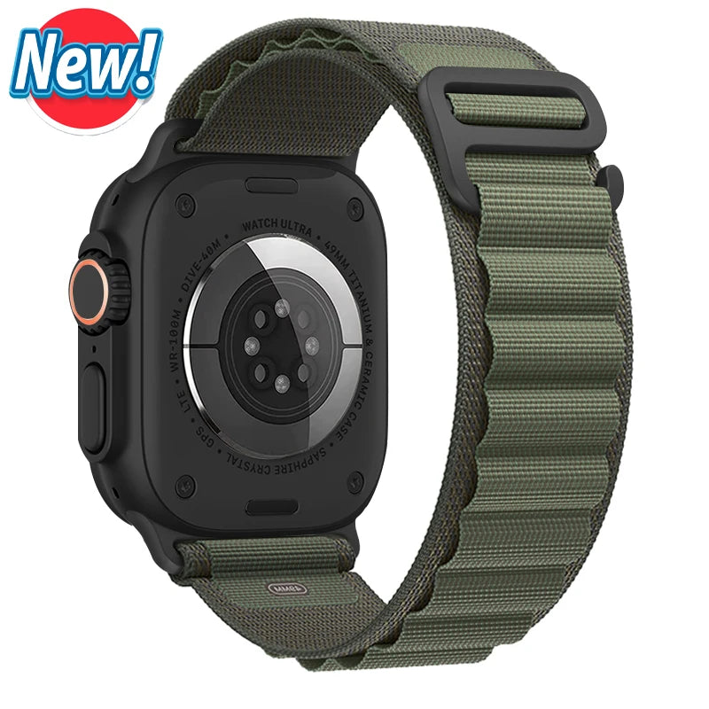 Alpine Loop Strap for Apple watch Ultra 3 2 Band 49mm 45mm 44mm 40mm 41mm 46mm 42mm 44 mm Bracelet iWatch Series 2030 7