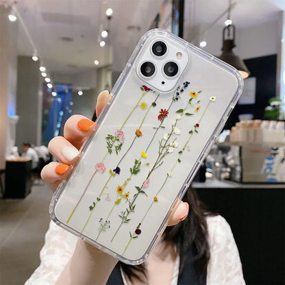 Floral Case For Samsung S23 Ultra S22 S21 S20 FE A54 5G A53 A52 A13 A12 A14 A51 A34 A33 A32 A23 A22 A71 A72 A73 TPU Funda Covers