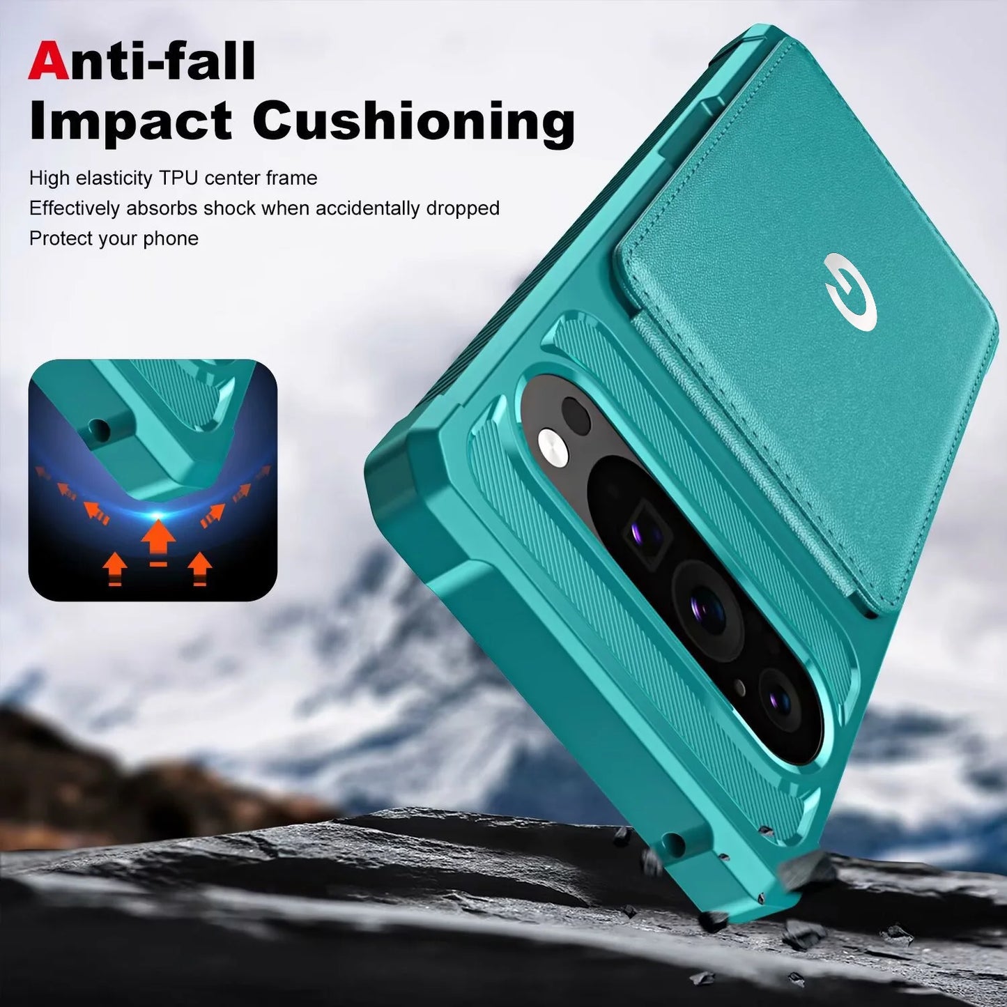 High End Leather Flip Fold Wallet Phone Case For Google Pixel 10 9 Pro XL 10A 9A 8A 7A 8 7 with Card Holder Slot Anti-Drop Cover