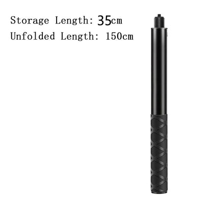 Selfie Stick Bundle Handle for Insta360 X5 X4 GoPro 13 12 11 DJI Action 6 5Pro 4 SJCAM Camera Bullet Time Invisible Selfie Stick