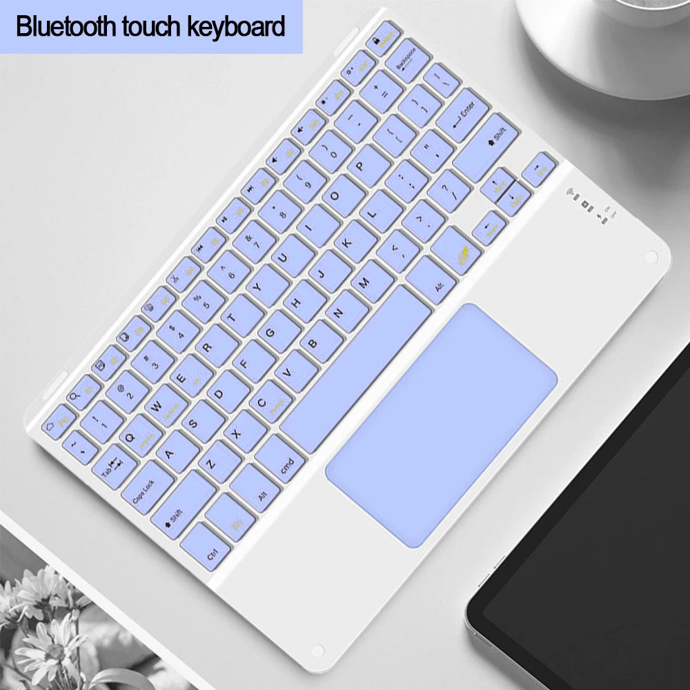 Touchpad Bluetooth Keyboard For Smart Phone PC Computer Laptop Wireless Keyboard  For iOS Android Windows for iPad Keyoboard