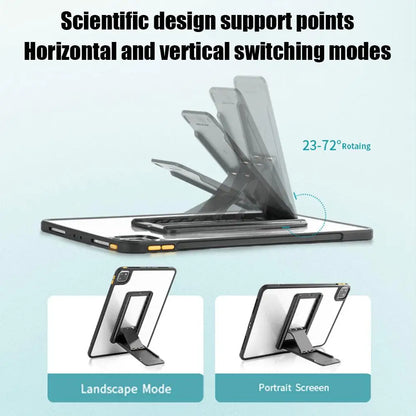 Portable Tablet Stand With Foldable Storage Angle And Adjustable Adhesive Style Creative Desktop Computer Stand
