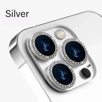 Diamond Tempered Glass Lens Full Cover Camera Lens Screen Protector For iPhone 15 14 13 12 Pro Max Cover Camera Lens Protector