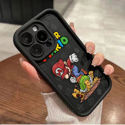 Super M-Mario Bros Game Phone Case For Realme C20 C21Y C30 C31 C33 C35 C53 C55 12 11 8 8I 7I 5 GT 3 NARZO 50 5G Case Funda Shell