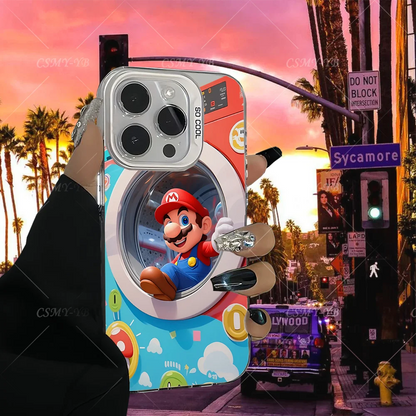 Fashion Tough Phone Cases For iPhone 16 15 14 13 12 11 X XR XS 7 8 Plus Pro Max iPhone13 Mini ProMax case Covers 3D M-marios