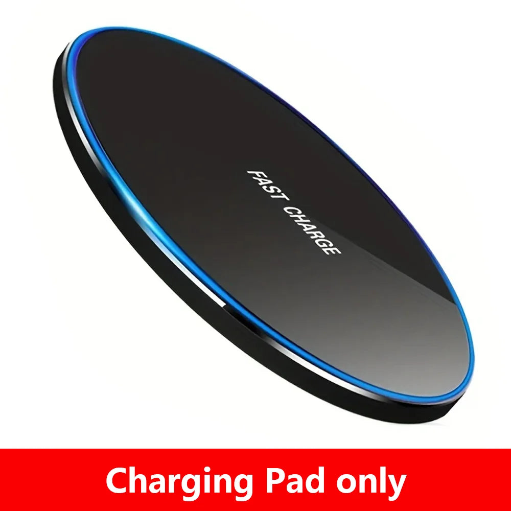Wireless Charger For iPhone 17-11 Pro XS Max Mini X XR Induction Fast Wireless Charging Pad For Samsung Xiaomi Huawei