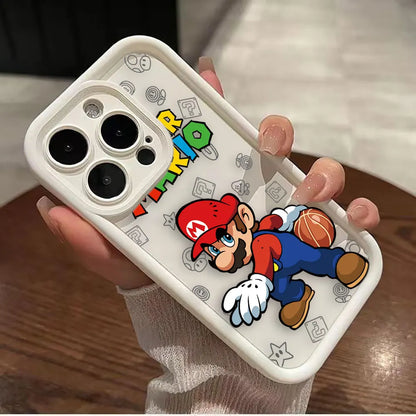 Super M-Mario Bros Game Phone Case For Realme C20 C21Y C30 C31 C33 C35 C53 C55 12 11 8 8I 7I 5 GT 3 NARZO 50 5G Case Funda Shell