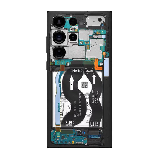 vinyls Film For Samsung S23 S25 Ultra S24 Films Cases Decal Skin Aurora Back Covers Protector Wrap Ultra Thin Stickers