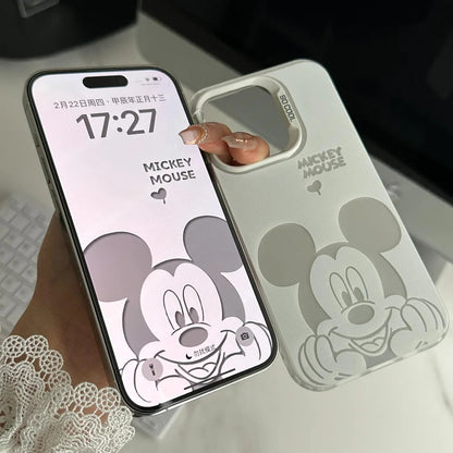 Cartoon Mickey Phone Case For Samsung Galaxy S25 S24 S23 S22 S21 Plus FEUltra A36 A26 A55 A35 A25 A34 A54 A53 A52 Y2K Back Cover