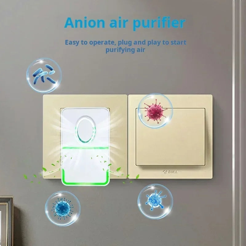 Home Use Negative Ion Air Purifier New Model Bathroom Odor Pet Deodorizer Methanol Removal Air Cleaner for Smells