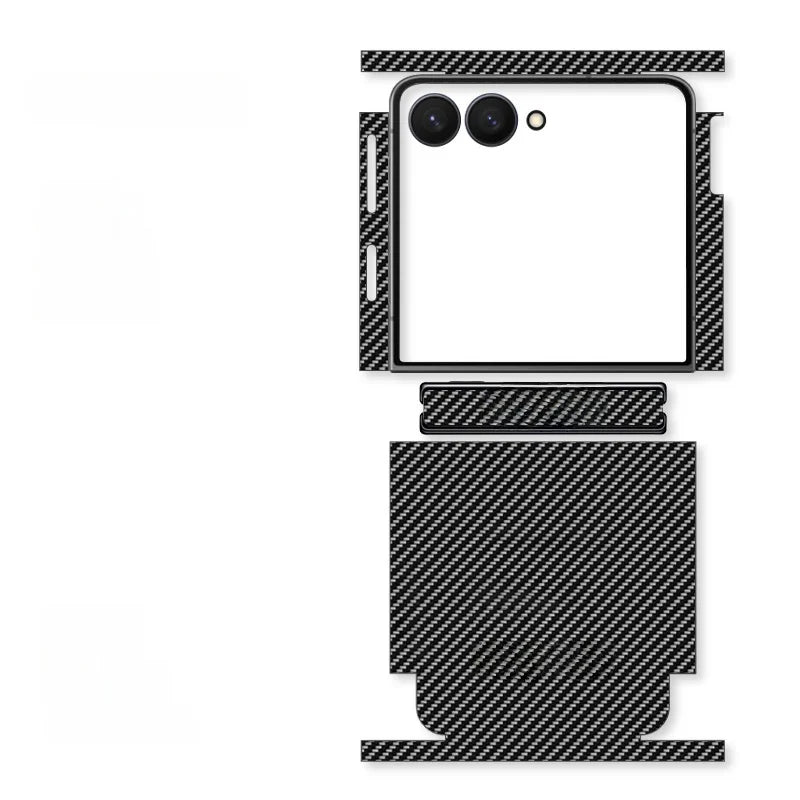 Skin For Samsung Galaxy Z Flip 7 6 5 4 2 Back Film Sticker Full Cover Protective Decal Wrap Side Frame Back Screen Protector