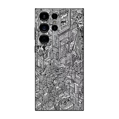 vinyls Film For Samsung S23 S25 Ultra S24 Films Cases Decal Skin Aurora Back Covers Protector Wrap Ultra Thin Stickers