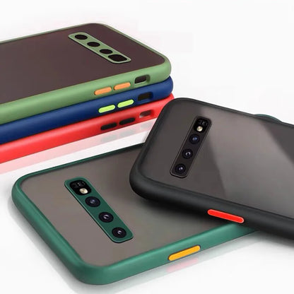 Armor Shockproof Protect Case For Samsung Galaxy S10 Plus S20 S21 FE S22 S23 Note 8 9 10 Plus Note 20 Ultra Cover Coque