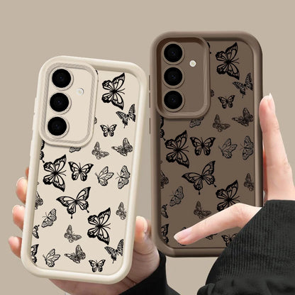 Shockproof Butterfly Case For Samsung Galaxy S23 S24 Ultra A55 A54 5G A56 S25 A53 A52 A14 A34 A15 A35 S20 FE S21 S22 Ultra Capa