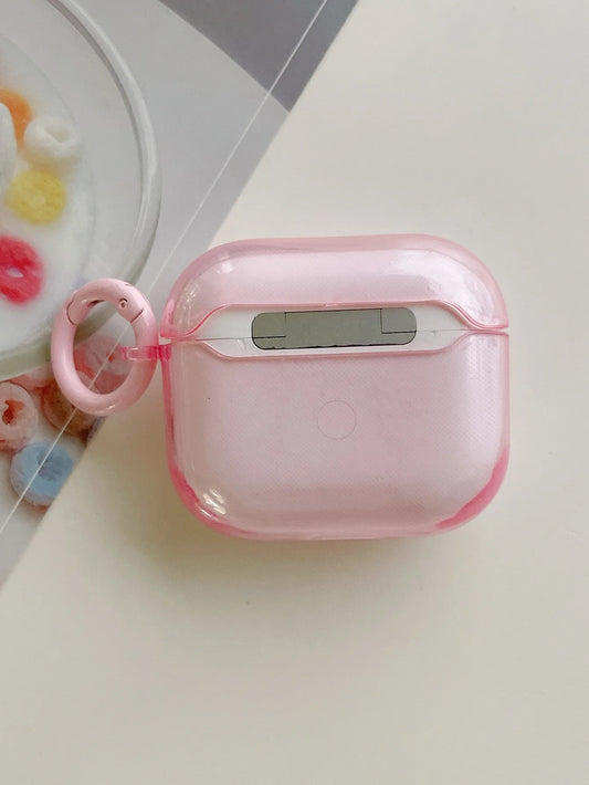 Candy Color Earphone Cover for Airpods Pro 2/Pro Case Crystal Clear Soft TPU Protective Case for AirPods  4 3 2 1 Cover