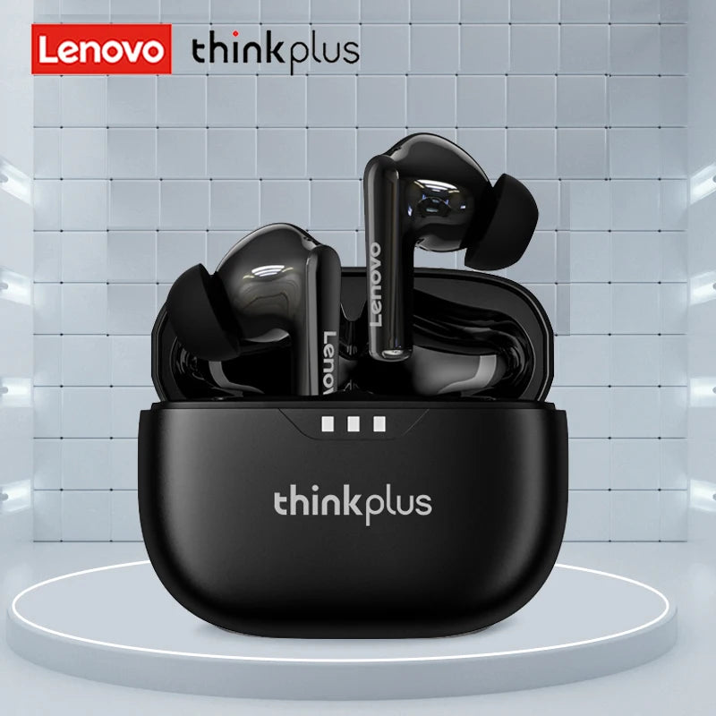 100% Original Lenovo Headphones Wireless Bluetooth 5.2 Earbuds HiFi Stereo Noise Reduction Headphones Touch Control 250mAH New