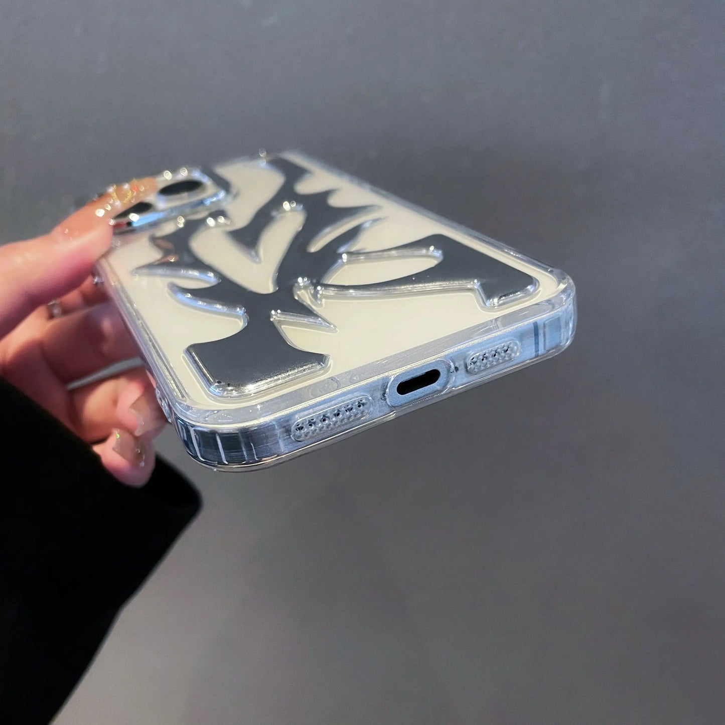 New personality 3D Moon pattern phone Case for iPhone 16 14 13 15 Pro Max Fashion Hollow Slim Shockproof Protective soft Cover