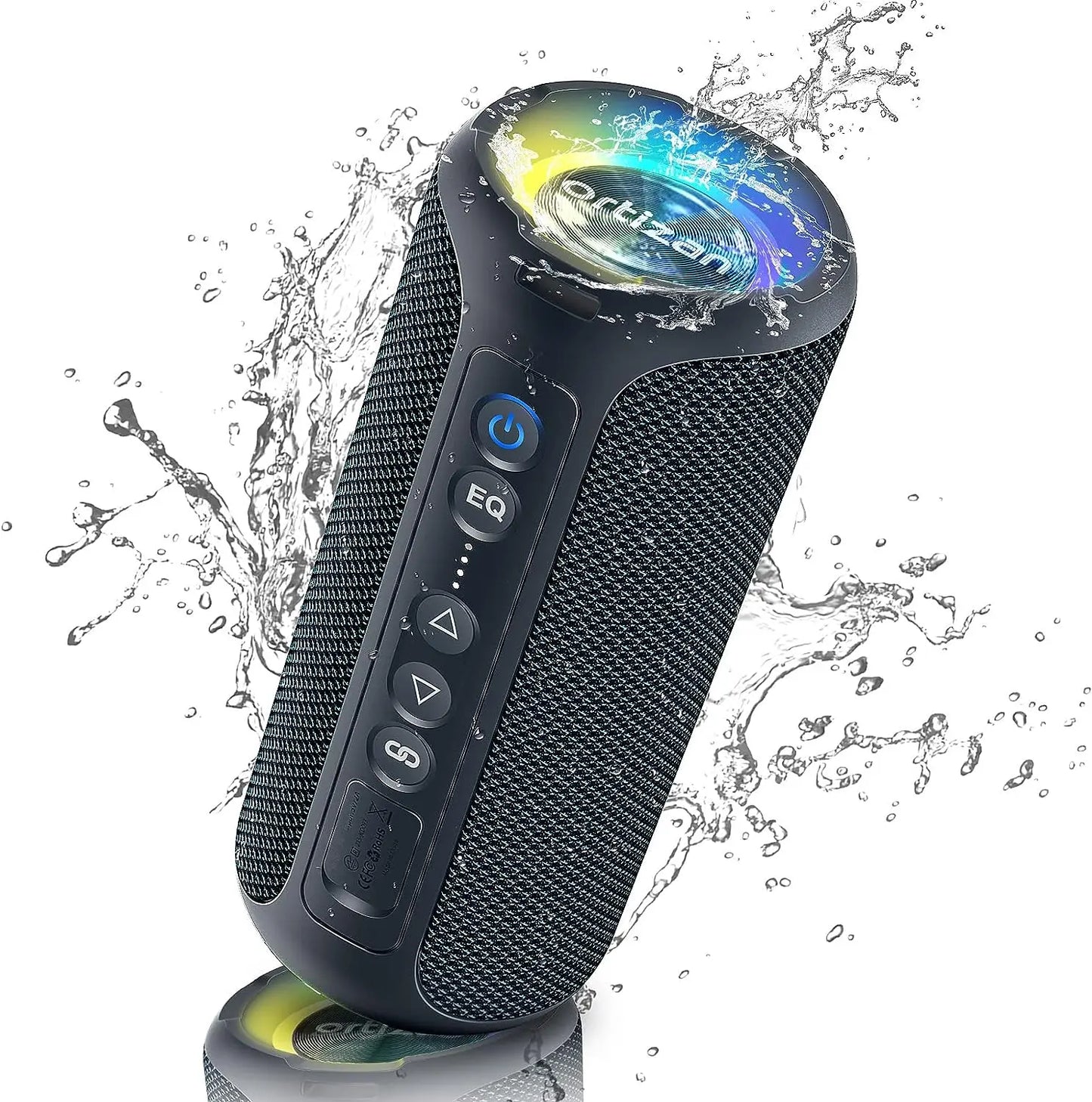 Ortizan X8 Pro Waterproof Bluetooth Speaker Portable Powerful Sound Box Bass Boost Dual Pairing True Wireless Speaker TF/AUX in