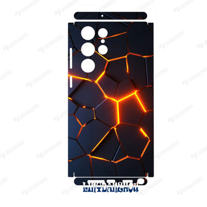 Colorful Decal Skin for Samsung Galaxy S24 S23 S25 Ultra A54 A52 A52S 5G Back Screen Protector Cover  Wrap Sticker