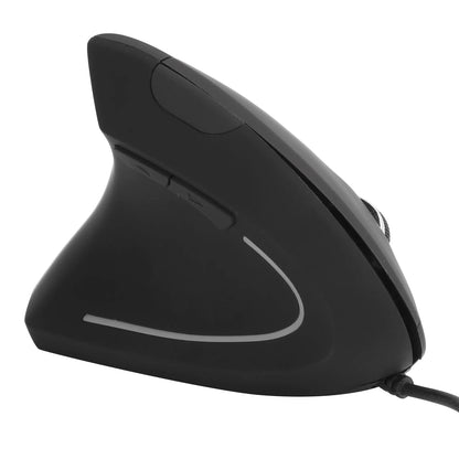 Left Handed Vertical Mouse USB Wired Ergonomic Optical Mouse 800 1200 1600DPI 6 keys for PC Computer Laptop Desktop