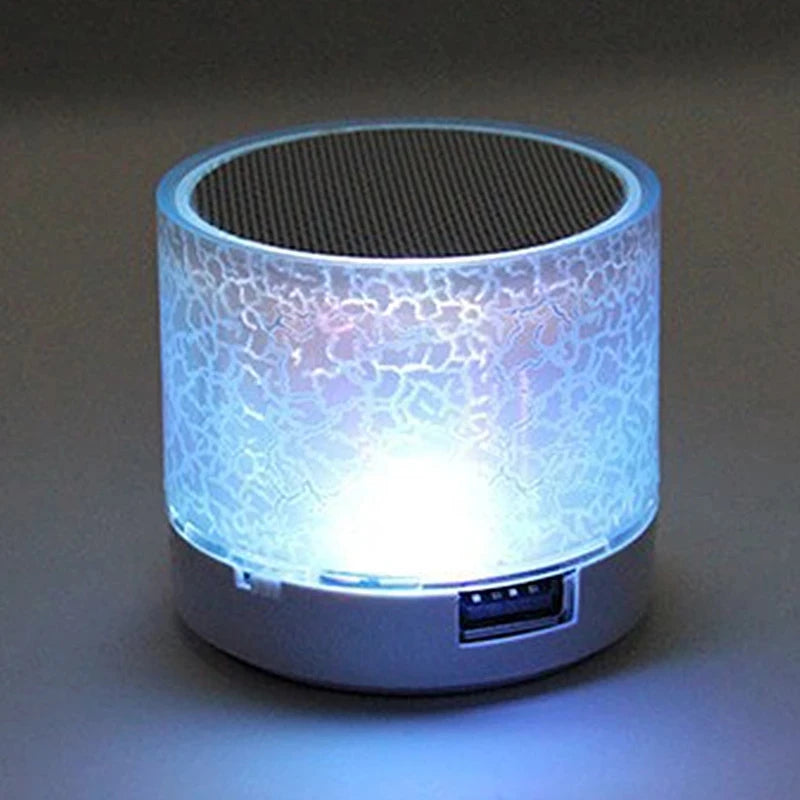 Wireless Bluetooth Speaker Mini PC Loudspeaker Crack LED SD Card USB Subwoofer Portable Music Sound Column For Desktop Computer