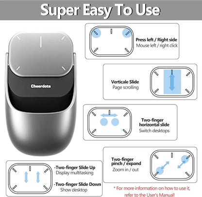 Cheerdots 2 Wireless Touchpad Recording Custom Enabled Mouse All-In-One Pocket Airmouse Presenter Smart Phone Remo
