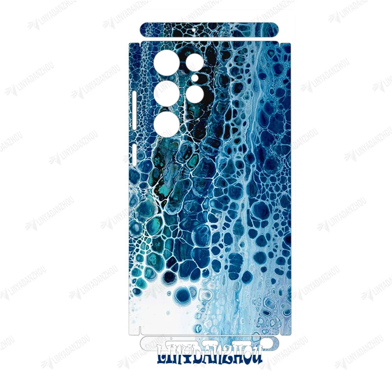 Colorful Decal Skin for Samsung Galaxy S24 S23 S25 Ultra A54 A52 A52S 5G Back Screen Protector Cover  Wrap Sticker