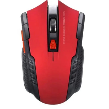 2.4GHz Wireless Optical Game Mouse for PC Laptop Computer USB Receiver Mini Portable Mouse Mice