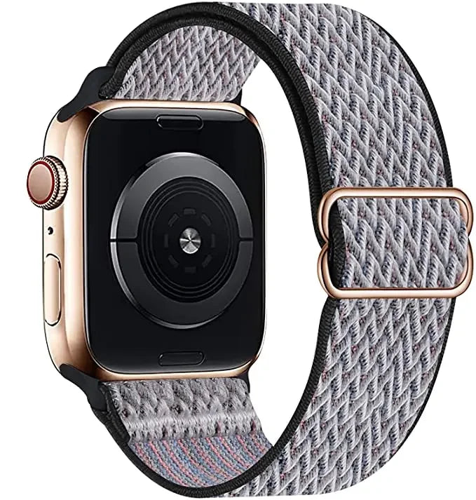 Nylon Loop Strap For Apple Watch 49mm 45mm 41mm 44mm 42mm 46mm Adjustable Elastic Belt iWatch Ultra 3/2 11 10 9 8 7 6 5 SE3 Band