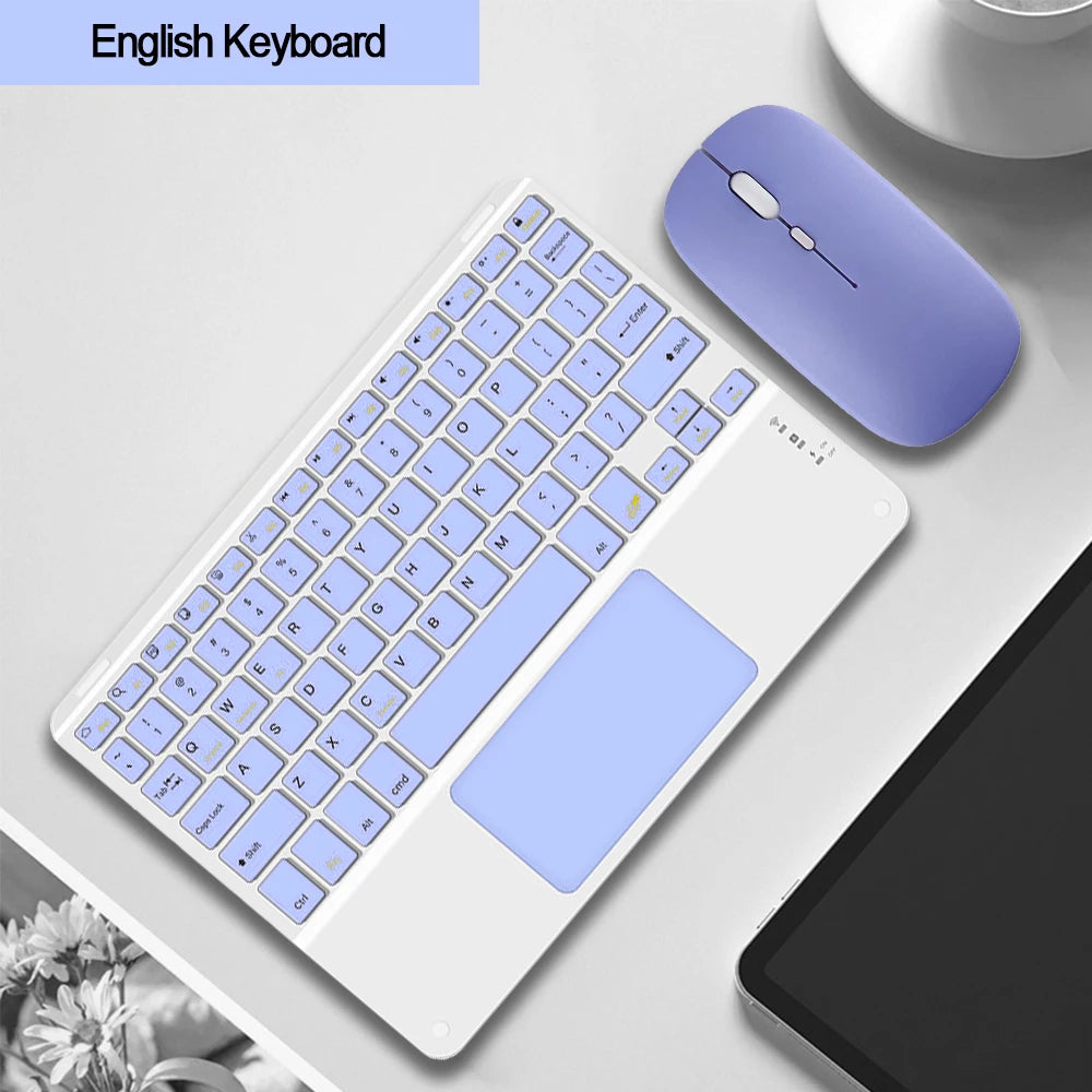 Touchpad Bluetooth Keyboard For Smart Phone PC Computer Laptop Wireless Keyboard  For iOS Android Windows for iPad Keyoboard