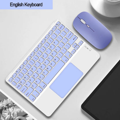 Touchpad Bluetooth Keyboard For Smart Phone PC Computer Laptop Wireless Keyboard  For iOS Android Windows for iPad Keyoboard