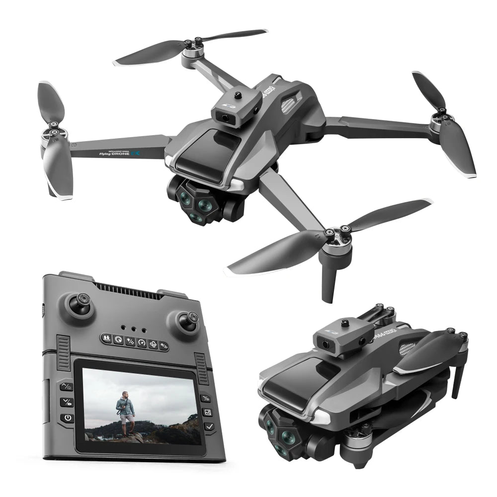 2026 New M66 Drone HD Folding Remote Control With Camera And Screen 5G FPV Camera Quadcopter Brushless Motor RC Quadcopter
