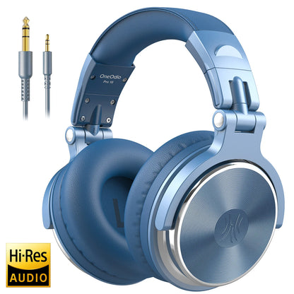 Oneodio Pro 10 Wired Headphones Hi-Res Audio Wired Headset Stereo Professional DJ Headphone with Mic Over Ear  Studio Headphone