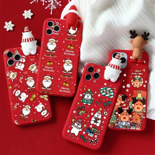 Christmas Santa DIY Case For Redmi Note 14 13 Pro Plus 11 10s 9s 11s 12s 10 9 12 Pro Xiaomi Redmi 14C 13X 13 12 13C 4G 12C Cover