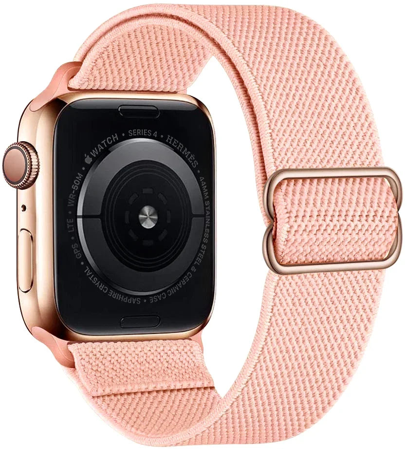 Nylon Loop Strap For Apple Watch 49mm 45mm 41mm 44mm 42mm 46mm Adjustable Elastic Belt iWatch Ultra 3/2 11 10 9 8 7 6 5 SE3 Band