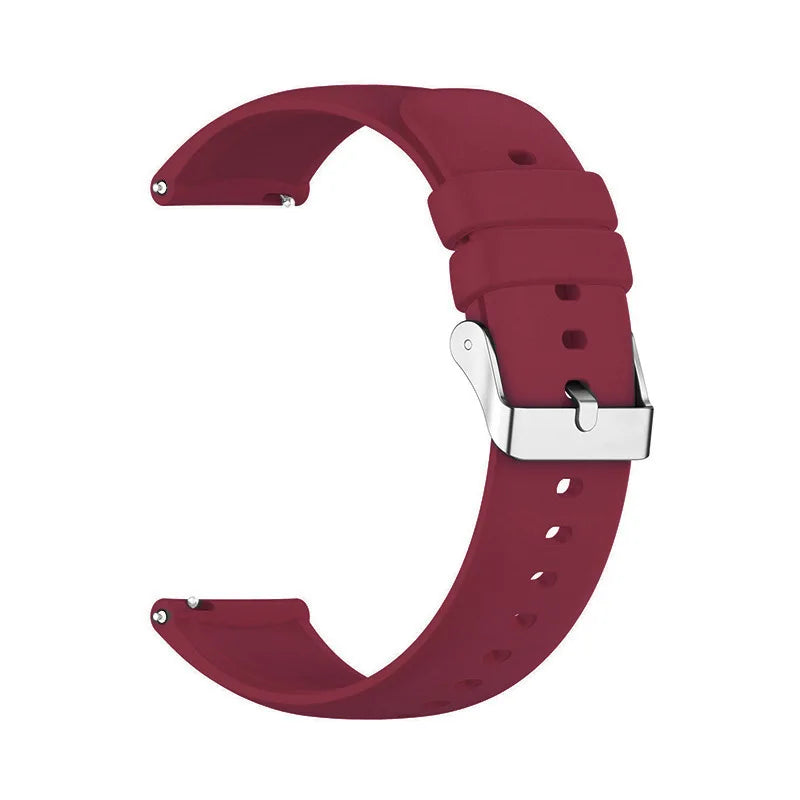 Universal Watch Straps 22mm 20mm Quick Release Silicone Band Soft Rubber Wristband for Huawei Samsung Xiaomi Amazfit Smartwatch