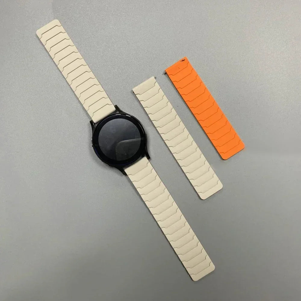 20/22mm Magnetic Strap For Huami AMAZFIT BIP 6 5 UNITY Silicone Loop Band GTR 4/3/3 Pro 2e GTS 4 mini 3 BALANCE Sports Watchband