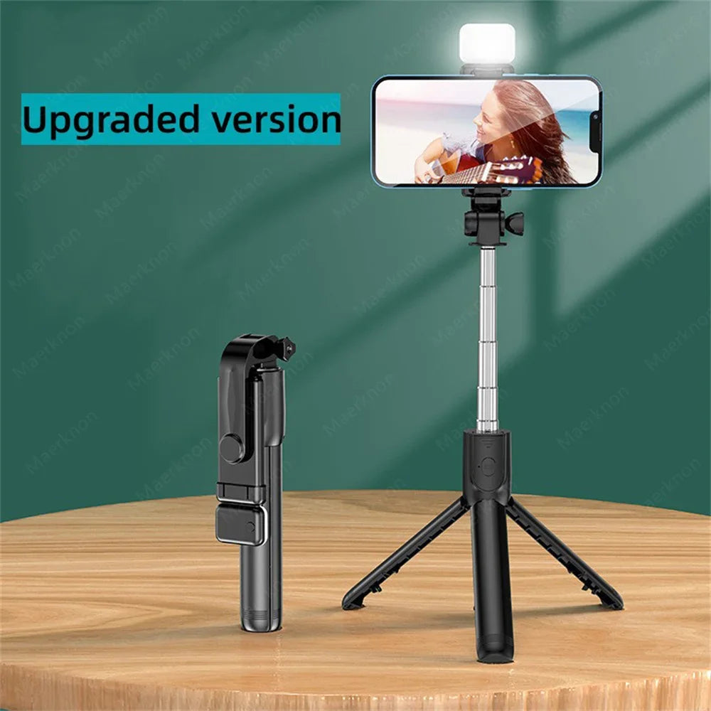 Wireless Selfie Stick Portable Tripod Stand Multifunctional Tripod With Wireless Bluetooth Remote Shutter For IOS Android Phone