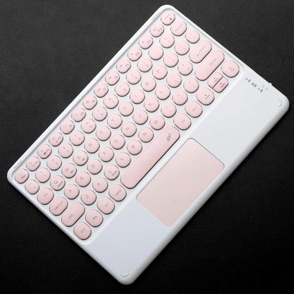 Wireless Keyboard with Touchpad,Ultra-Slim Portable Bluetooth Rechargeable Keyboard,Wireless Keyboard for iOS Android Windows