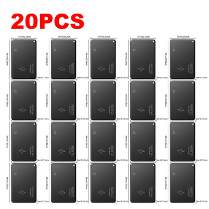 1-50PCS Wallet Tracker Card Wireless Charging Smart Tag Device With Apple Find My App Bluetooth Tracker For Iphone GPS Tracker