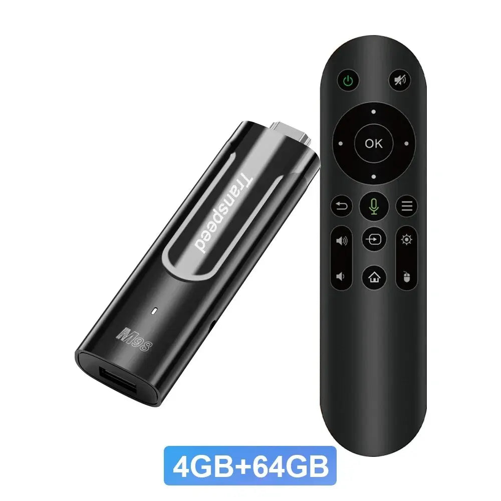 Transpeed ATV Android 11 TV Stick Amlogic S905Y4 With TV Apps BT5.0 Dual 100M Wifi 2GB DDR4 Support 4K Video 3D Smart TV