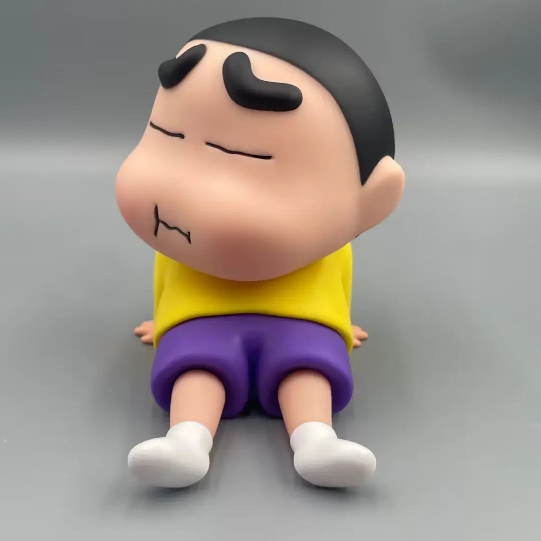 Cartoon Crayon Shin-Chan Boochan Phone Holder Desktop Anime Ornaments Watching Tv Cartoon Phone Support Cute Doll Gifts