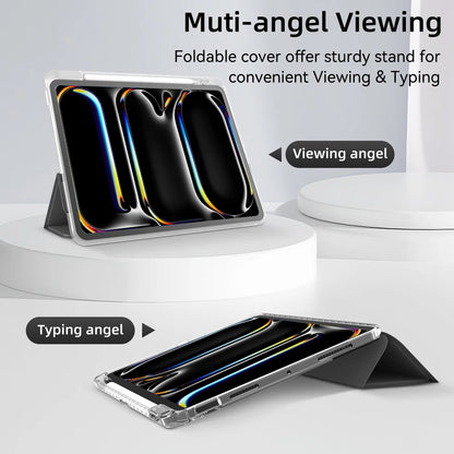 For ipad a16 case 11th 10th Gen Case For iPad Pro Air 13 11 M3 M2 M4  12.9 " 9 8 7 6 5 4 Mini 7 6 Smart case with pen Holder