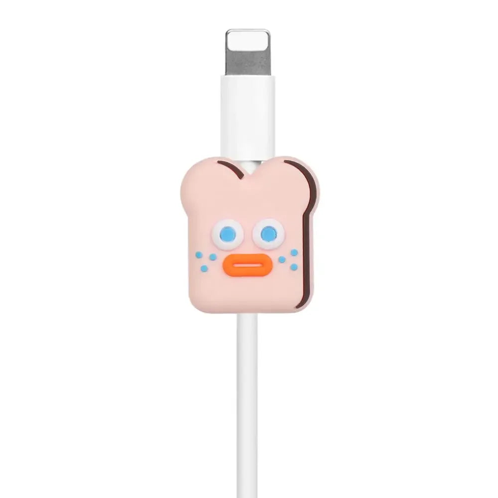 New Cartoon Cable Winder Cover Protective Case USB Charging Cable Cover Wire Cord Protectors Data Line Protector