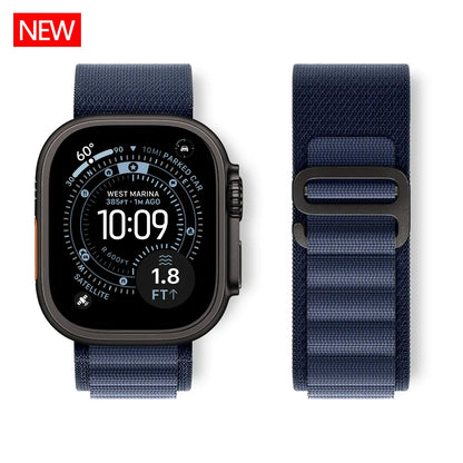 Alpine Loop Strap For Apple Watch Ultra 3 band 49mm Nylon bracelet iwatch series 11 10 42/46mm SE3 40/44mm 7 8 9 45mm 41mm Band