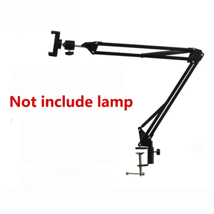 Overhead Tripod for Phone with Ring Light Desktop Cellphone Bracket for Video Shooting Table Mobile Mount for Filming Recording