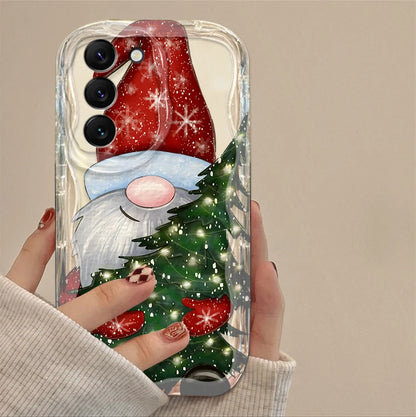 Santa Claus Case for Samsung Galaxy S25 S24 S23 S22 S21 Ultra Plus S20 FE A73 A72 A71 A56 A55 A54 5G A52 A52S A51 4G Back Cover